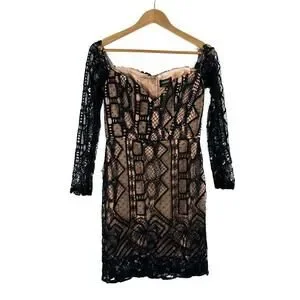 knee length dresses for ladies Long Sleeve Bardot Dress With Drape Detail Christmas Party Outfit –  Styledup.co.uk